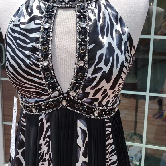 SUE WONG Caché Cocktail Dress.              💜 VINTAGE 💜 new sexy is you! - Picture 9 of 12